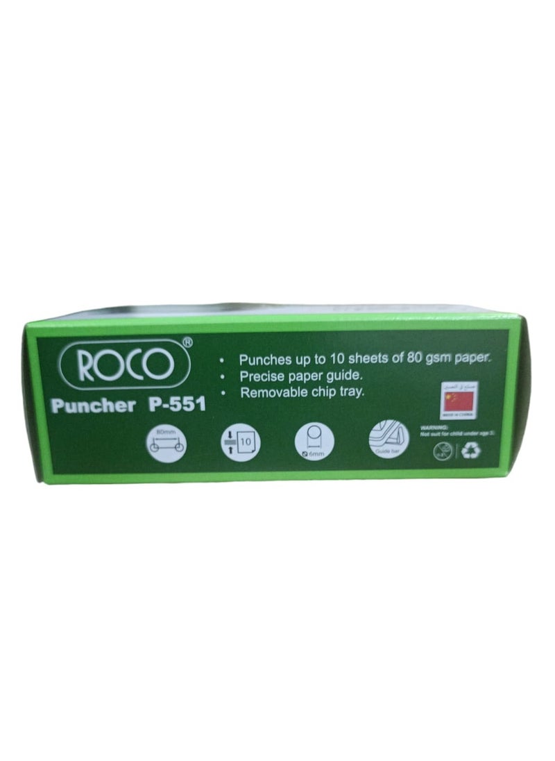 ROCO ثقب مكتبي صغير باللون الأبيض  - Image 2