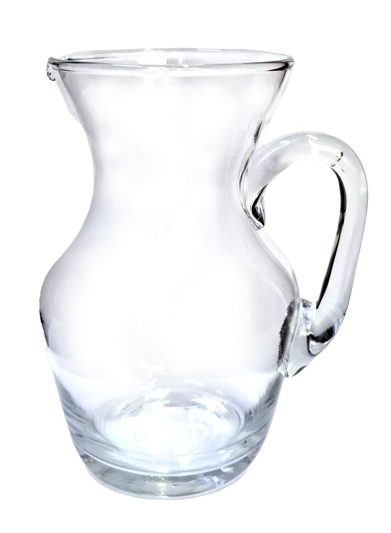 Glass Water Pitcher with Spout – Elegant Serving Carafe for Water, Juice, Sangria, Lemonade  - Image 1