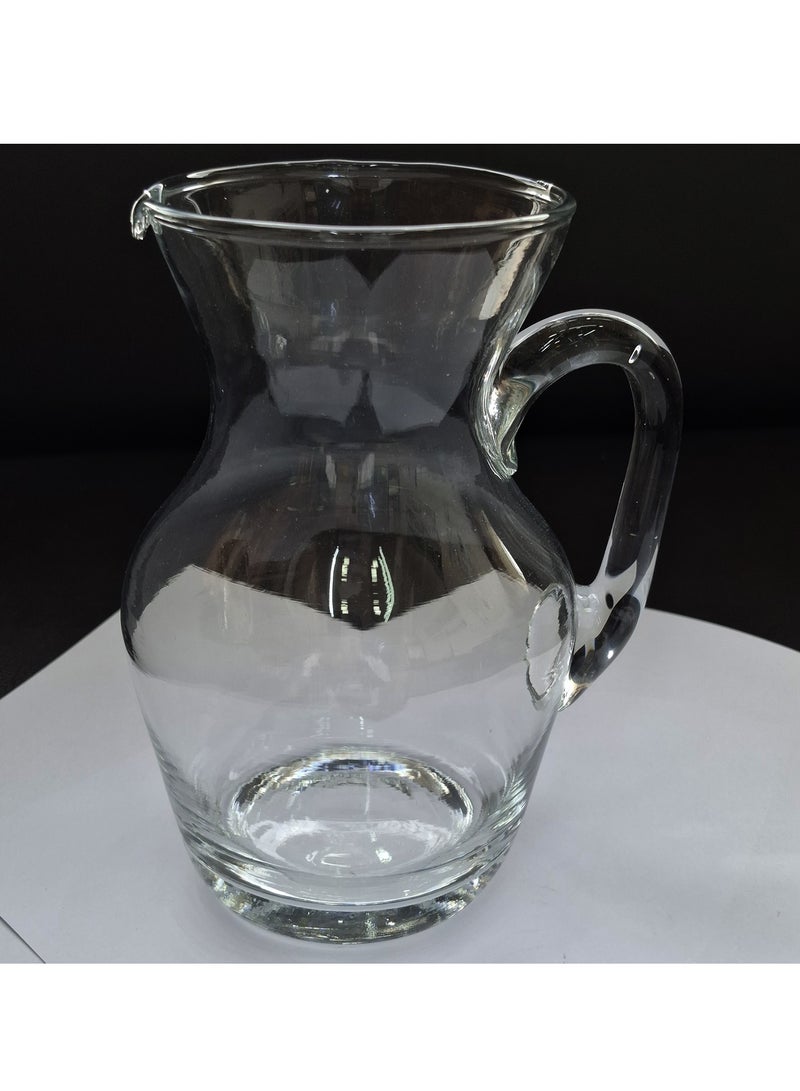 Glass Water Pitcher with Spout – Elegant Serving Carafe for Water, Juice, Sangria, Lemonade  - Image 4