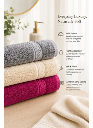 Multicolor Face Towel Set – 500 GSM