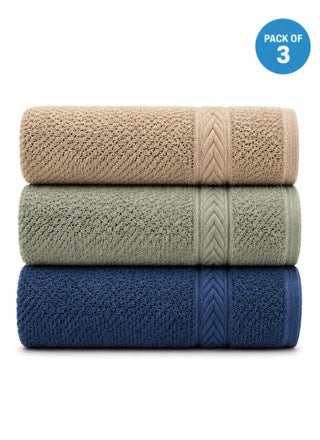 Multicolor Face Towel Set – 500 GSM