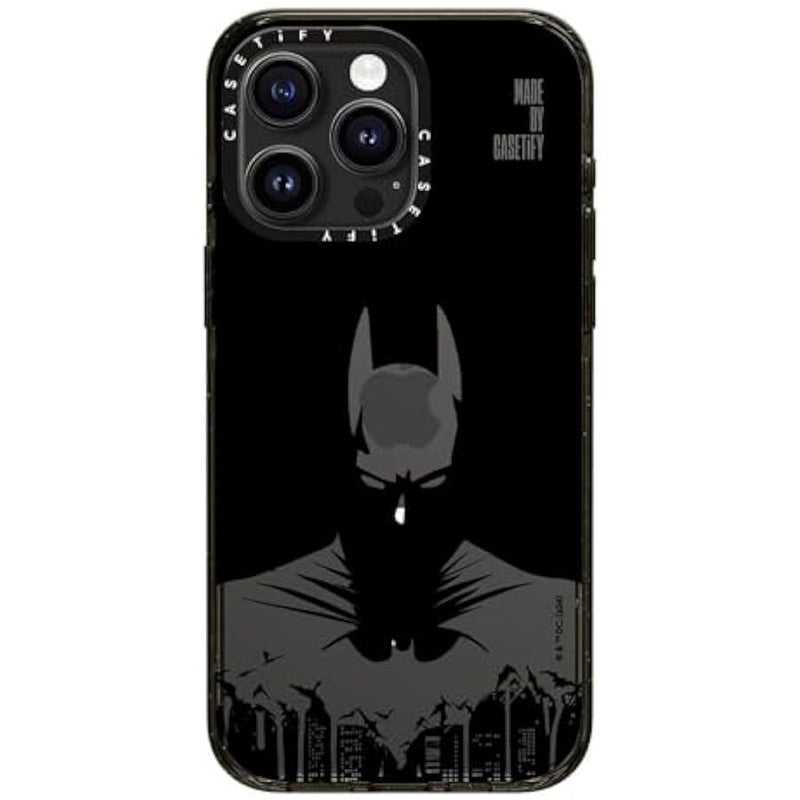 Casetify Impact iPhone 15 Pro Max Case 【Batman Co-Lab / 4X Military Grade Drop Tested / 8.2ft Drop Protection/Compatible with Magsafe】 - Batman Shadow - Clear Black - Image 4