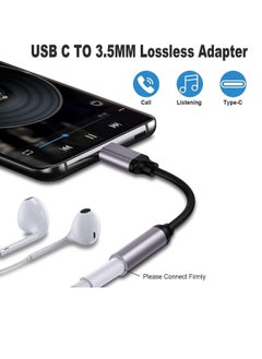 Bukela Headphone Jack Adapter,USB Type C to 3.5mm Female Headphone Jack Adapter, DAC Decoder Chip Adapter, Audio Dongle Cable Cord Compatible with More Type C Devices  - Image 2