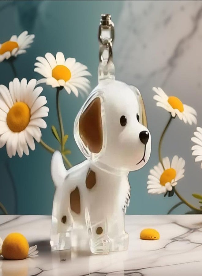 EPMANN Dog Hair Collector Keychain Charm Memorial Storage Box, Transparent Bottle for Pet Hairs Keychain, Pets Fur Keepsake Keyring for Collecting Hair, Portable Pet Memory Capsule(6) - Image 5