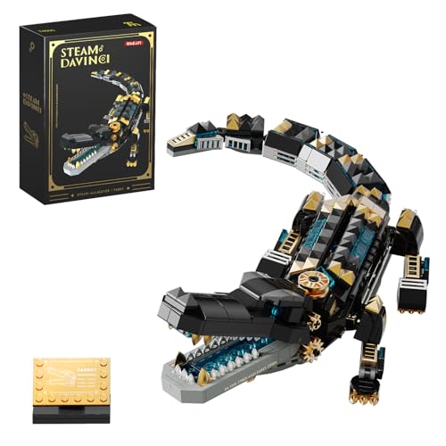WINGIFT 541 Piece Crocodile Building SetsSea Creatures Creative Model Building KitSTEM Dinosaur World Park Building Toy Mechanical Animal Brick SetChristmas Birthday Gifts for BoysTeens Adults - Image 1