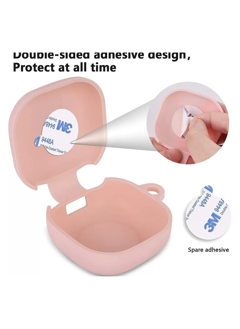 TWEGGON Samsung Galaxy Buds 2/Buds 2 Pro/Buds Live/Buds Pro Silicone Case Pink  - Image 3
