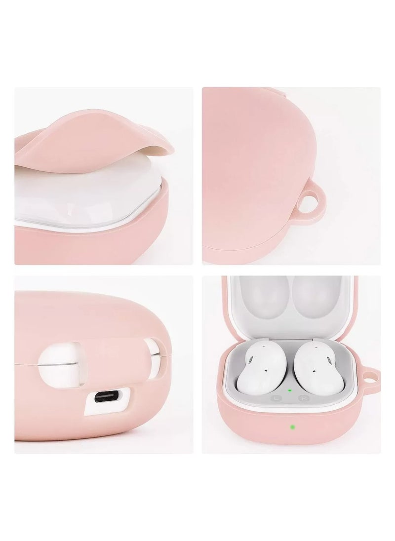 TWEGGON Samsung Galaxy Buds 2/Buds 2 Pro/Buds Live/Buds Pro Silicone Case Pink  - Image 4