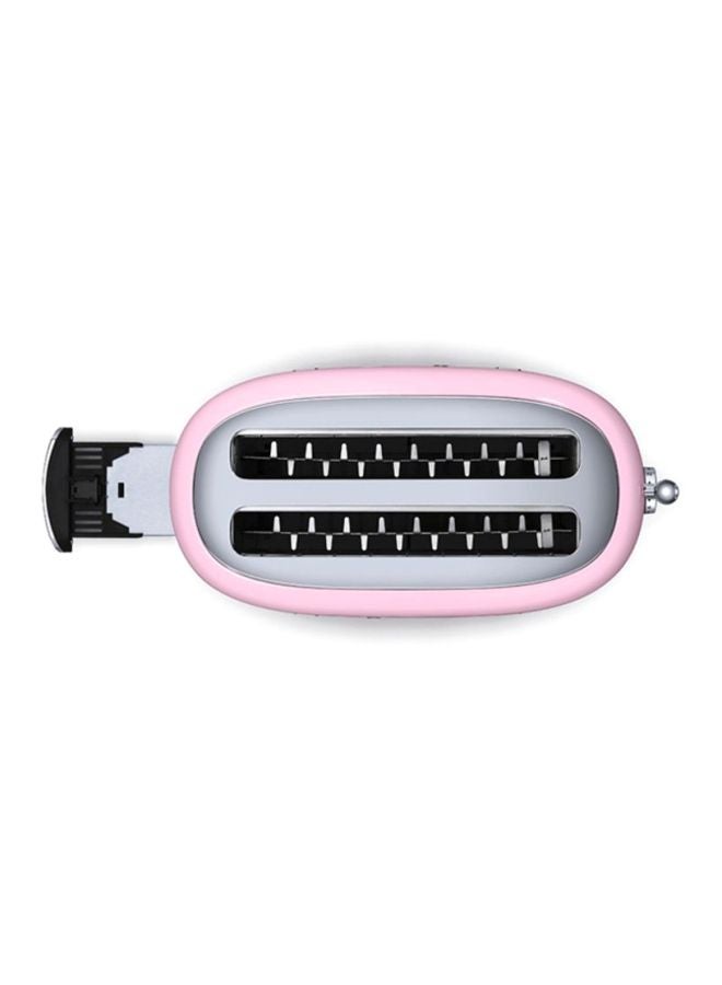smeg 2-Slice Retro Toaster 2 Slices 1035.0 W TSF01PKUK/AU Pink - Image 3