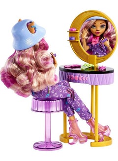 MONSTER HIGH Doll And Playset Clawdeen Wolf Boo Tique Studio With Fashion Accessories 20+ Pieces For Mix And Match Outfits  - Image 4