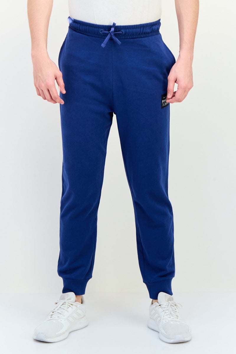 Paul Frank سروال جوجر للرجال بقصة عادية مع شعار العلامة التجارية، كحلي - Image 1