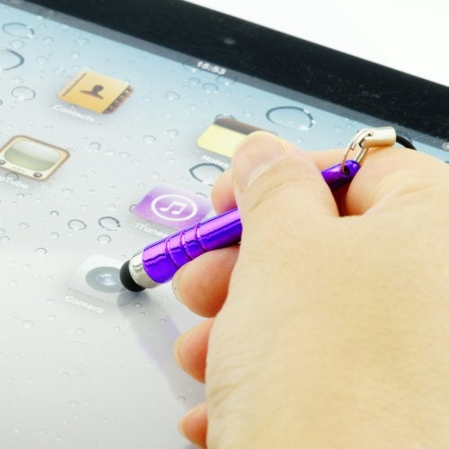 ECO-FUSED Stylus Pen Bundle 12 Pack/Short Stylus Pens with 3.5mm Jack Connector - Compatible with All Capacitive Touchscreen Devices - for iPad, iPhone, Samsung Phones, Tablets, Android Tablets and More - Image 4