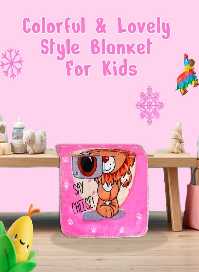 Kabello Fleece Baby Blanket Newborn Wrapper Sheet Soft Winter Blankets for Baby Boys and Girls - Pink - Image 5