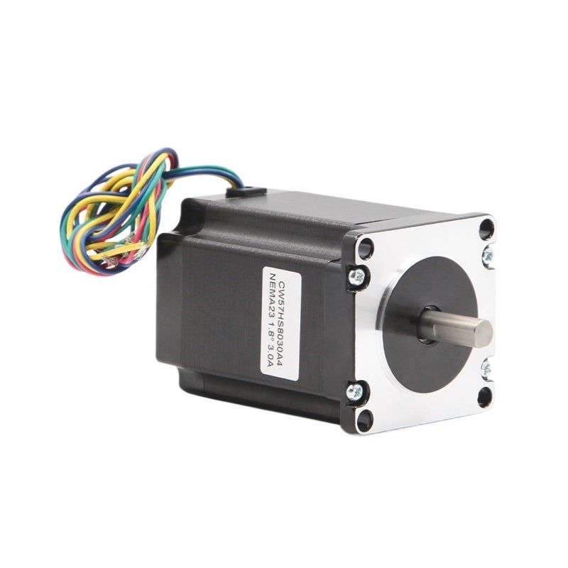 محرك خطوي NEMA23 3A 22 كجم سم 80 مم طول عمود 8 مم لطابعة CNC ثلاثية الأبعاد - Image 2