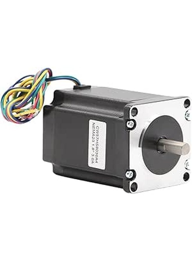 محرك خطوي NEMA23 3A 22 كجم سم 80 مم طول عمود 8 مم لطابعة CNC ثلاثية الأبعاد - Image 1