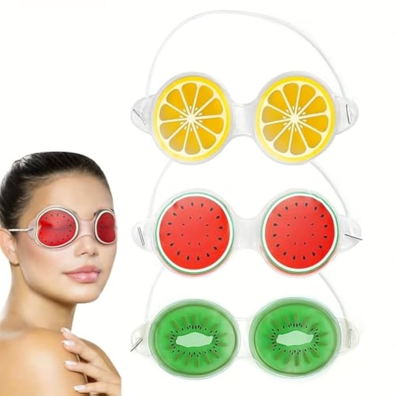 "Fruit Gel Eye Mask: The Perfect Solution to Hydrate and Soften the Eye Area, Get Rid of Dark Circles, Relieve Stress and Stress While Sleeping" Generic - Image 3