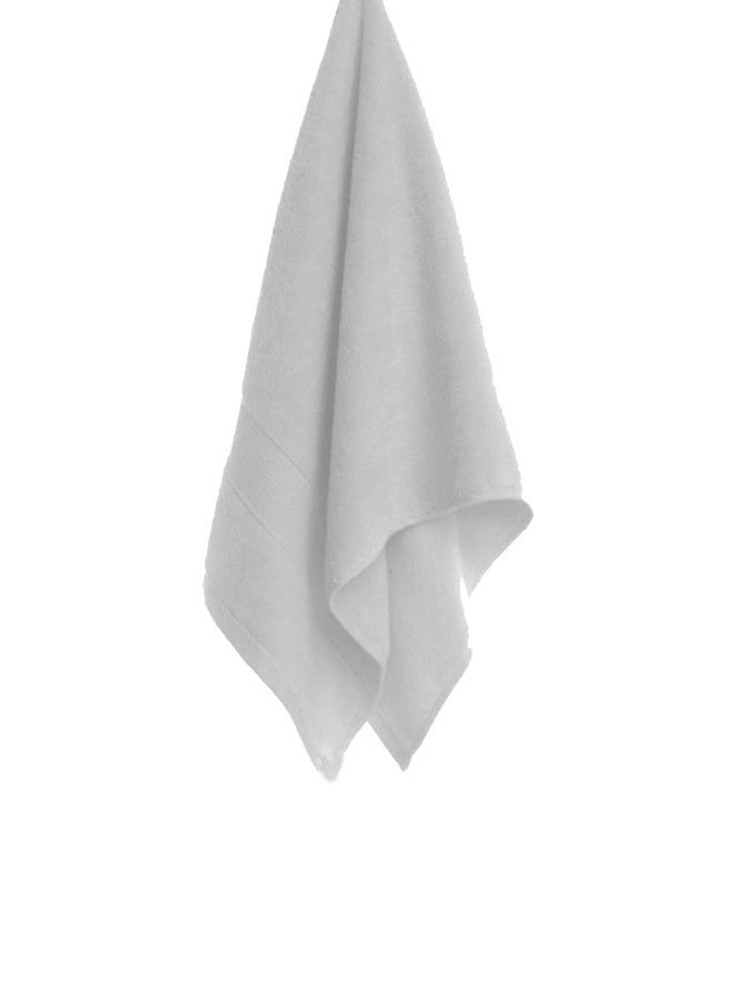 JININQ 700GSM 2Piece Hand Towels -100% Cotton for Bathroom,Kitchen,Beauty,Spa,Gym,Household face Towel,Highly Absorbent Towels(13.7 x 29.5 Inches) (White) - Image 2