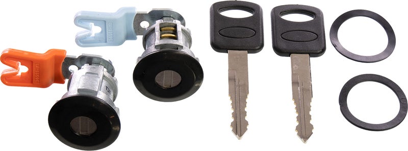 APDTY 140060 Door Lock Cylinder Pair With New Keys Left & Right - Image 1