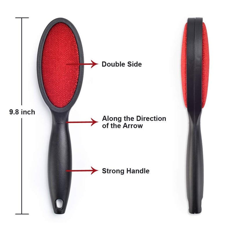 Layers 2 Pack Lint Remover 2 Sided Lint Brush, Magic Travel Brush, Clothes Lint Roller… - Image 2
