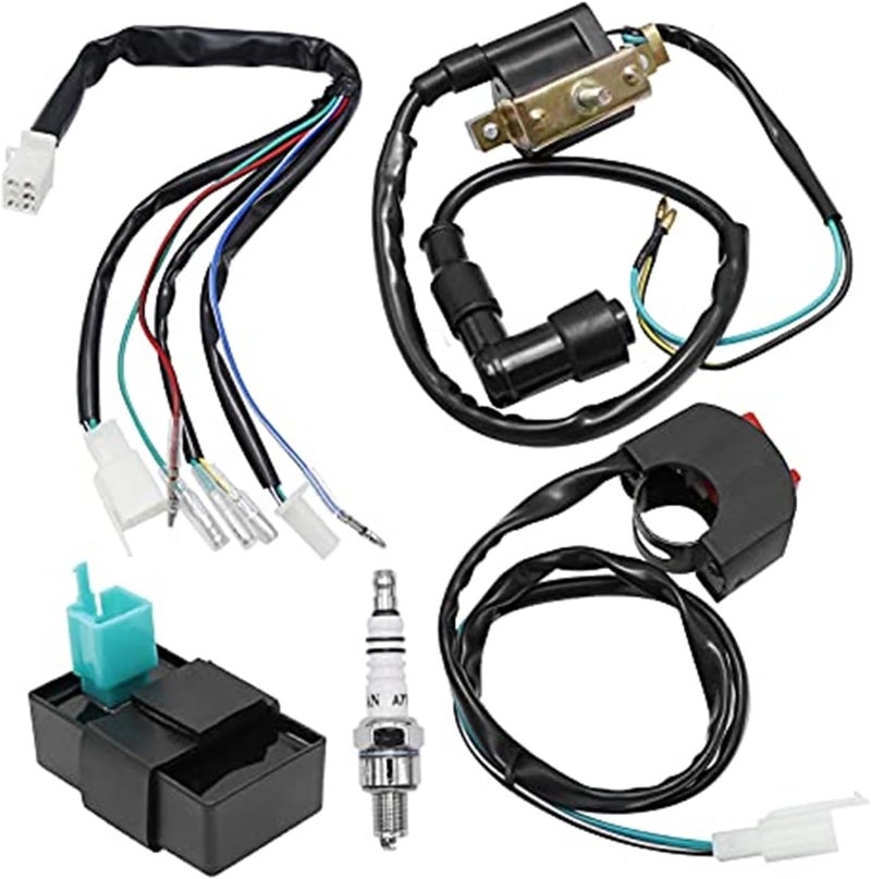 Vuzmode 5 Wiring Loom Kill Switch Coil Spark Plug Rebuild Kit - Image 1