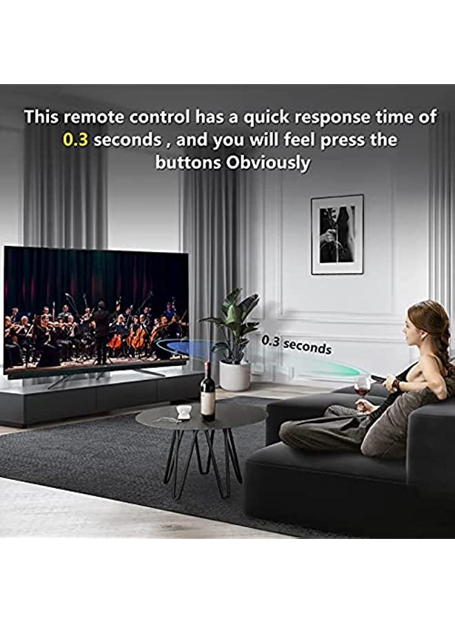 HuHa - Universal for Roku TV Remote,Replacement for TCL/Hisense/Sharp Roku TV,TV Remote with Netflix Disney+/Hulu/Prime Video Buttons - Image 1