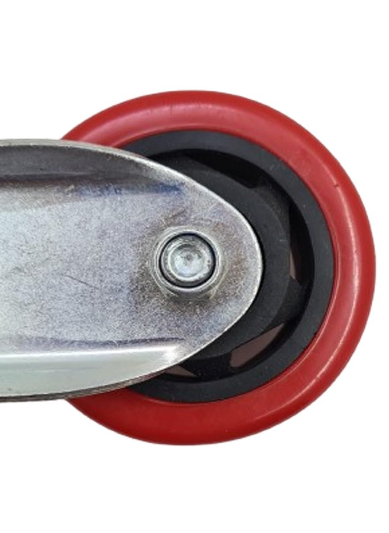 THOISEWELT THOISEWELT Industrial Trolley Heavy Duty Swivel Moving Caster Wheel With Brack Locking Heavy Loding Transfer Capcitiy Caster Wheel Wheel Size 6 x 2 In  - Image 4
