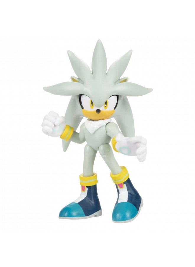 Sonic The Hedgehog 2.5-Inch Action Figure Modern Silver Collectible Toy - Image 2