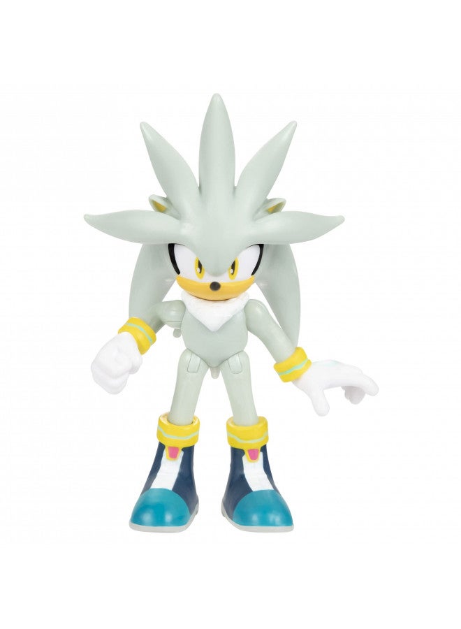 Sonic The Hedgehog 2.5-Inch Action Figure Modern Silver Collectible Toy - Image 3
