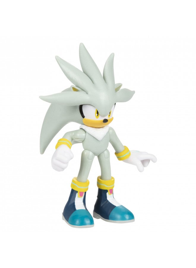 Sonic The Hedgehog 2.5-Inch Action Figure Modern Silver Collectible Toy - Image 4