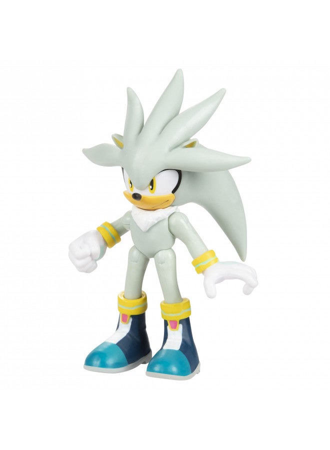 Sonic The Hedgehog 2.5-Inch Action Figure Modern Silver Collectible Toy - Image 5
