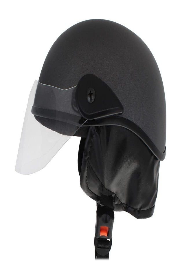 Western Era Stylish Half Face Helmet for Kids || Baby Safety and Comfort || (3-12 Years) (Grey Matte) - Image 1