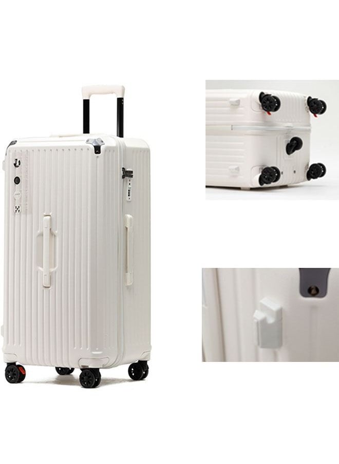 NKX Premium Expandable Aluminum Frame ABS & PC Suitcase With USB charging port and C type and 5 wheel,24 Inch  - Image 2