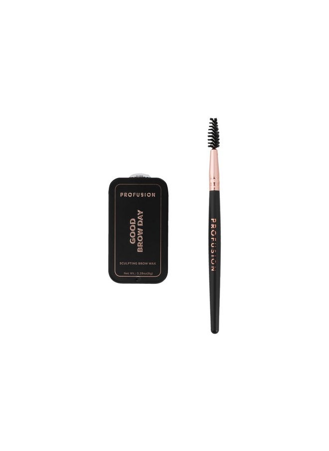 Profusion Cosmetics - Good Day Sculpting Brow Wax Vegan Sculpting Brow Wax For Allday Hold And Hydration Spoolie For Long Lasting Beautiful Brows - Image 1