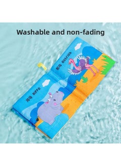 Generic Direct Selling Baby Cloth Book Baby Early Education Can Not Tear Bite Toy Three-dimensional Early Teaching Month Baby Book-Color:Bilingual 6-piece Set + Forest Tail (5 Story Books Included)  - Image 5