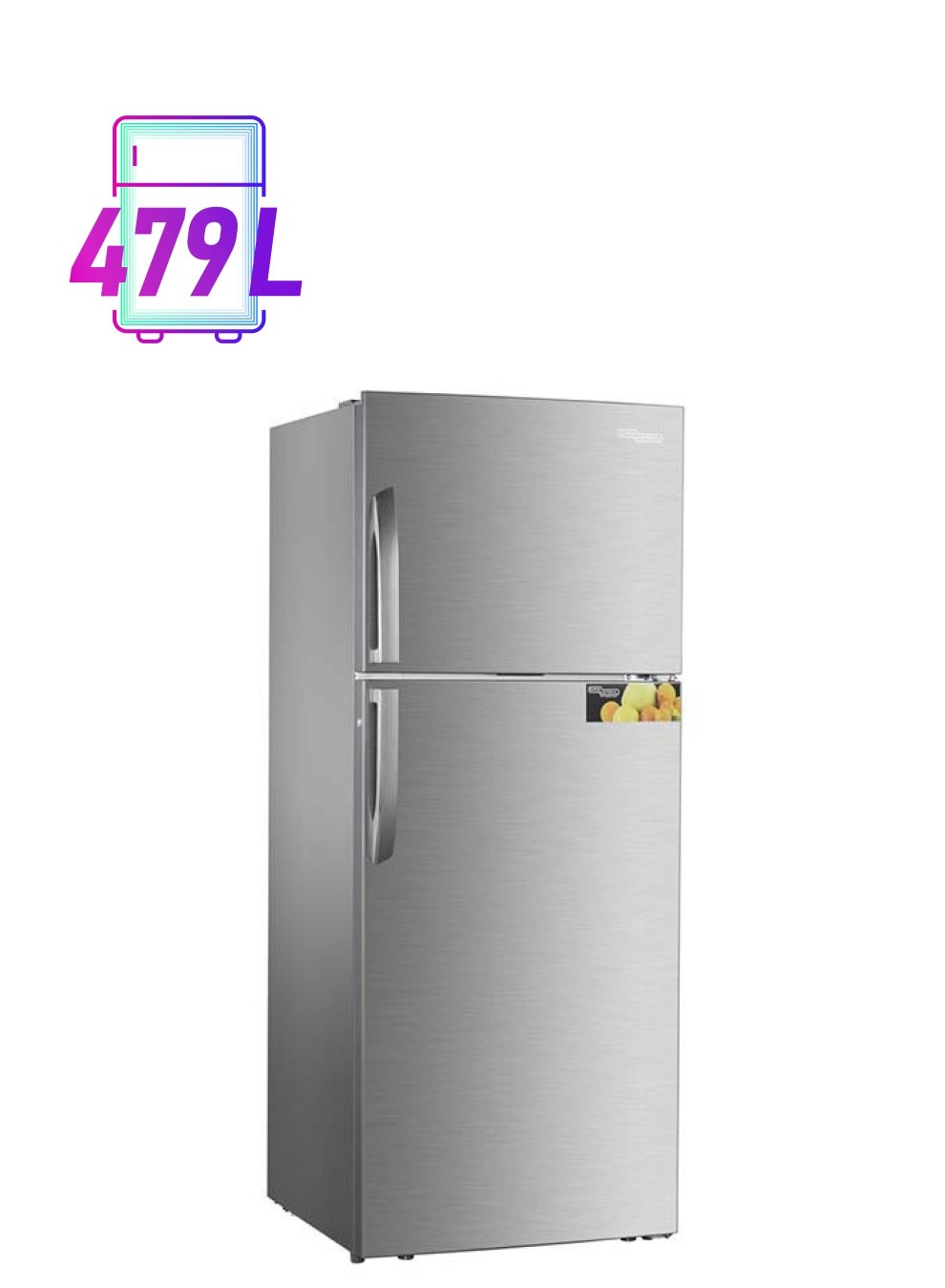 Top-Mount Refrigerator-Freezer 140 W SGR615i Silver