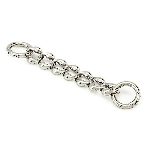 Yichain Metal Purse Chain Strap Extender for Accessory Charms,Lengthen Crossbody Shoulder Handbags Strap(No.5 Silver) - Image 1