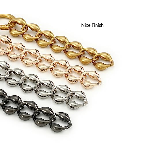 Yichain Metal Purse Chain Strap Extender for Accessory Charms,Lengthen Crossbody Shoulder Handbags Strap(No.5 Silver) - Image 4