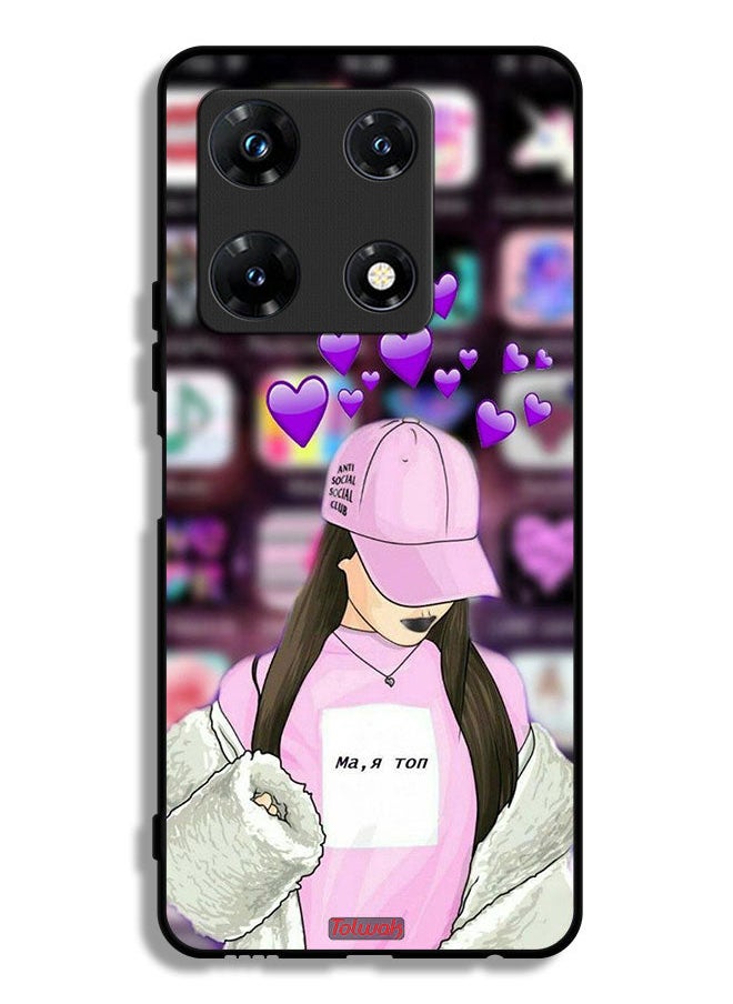 Tolwak - Infinix Note 30 Pro Protective Case Cover Anti Social Club - Image 1
