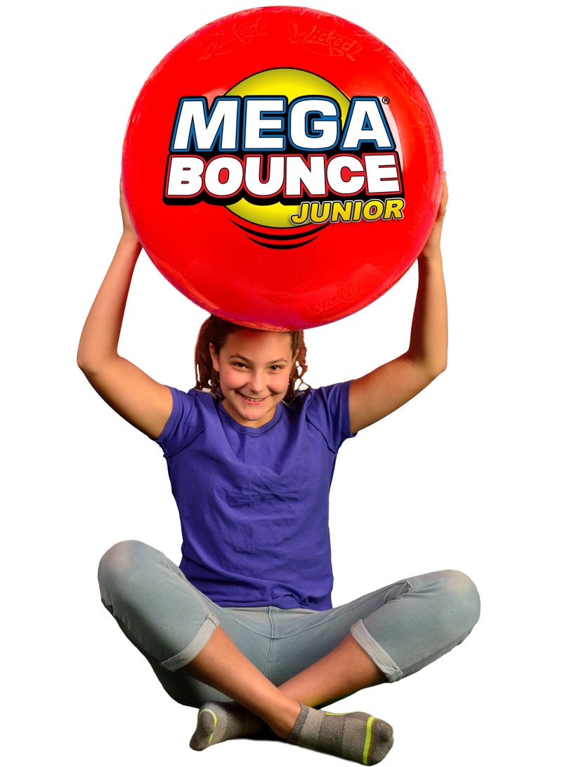 Wicked Mega Bounce Junior 141cm, Assorted 1 Piece (Color May Vary) | Inflatable Ball | Includes Handy Foot Pump | Bouncing Ball for Beach, Park and Playground - Image 5