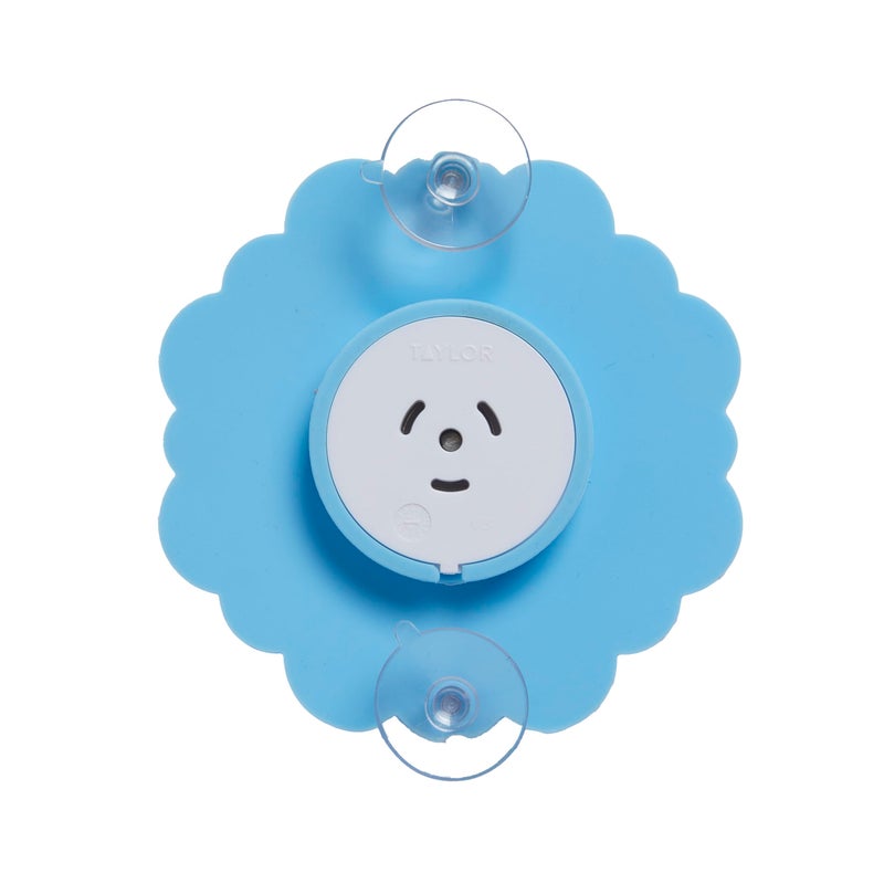 Taylor Daisy Dial Thermometer, 4-Inch Indoor Outdoor Silicone Suction Cup Thermometer, Weather-Resistant Temperature Gauge for Patio, Pool, Garden, or Garage, Blue - Image 4