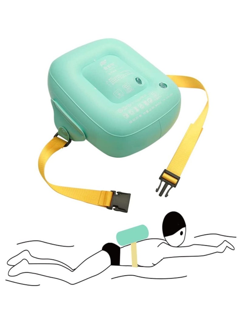 Inflatable Back Float Safety Swimming Bubble Adjustable Swim Belts Floaties Device for Kids Swim Floaties for Swimming Beginners Sports Pool Lesson