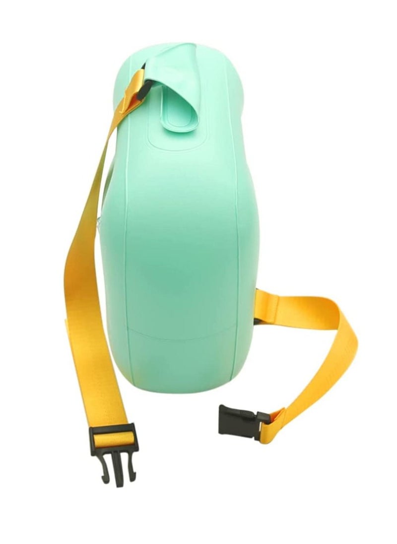 Inflatable Back Float Safety Swimming Bubble Adjustable Swim Belts Floaties Device for Kids Swim Floaties for Swimming Beginners Sports Pool Lesson