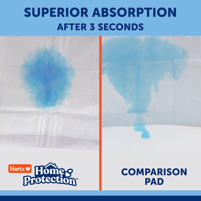 Hartz Home Protection Unscented Dog Pads, 50 count, Super Absorbent & Won't Leak, Odor Eliminating - Image 3