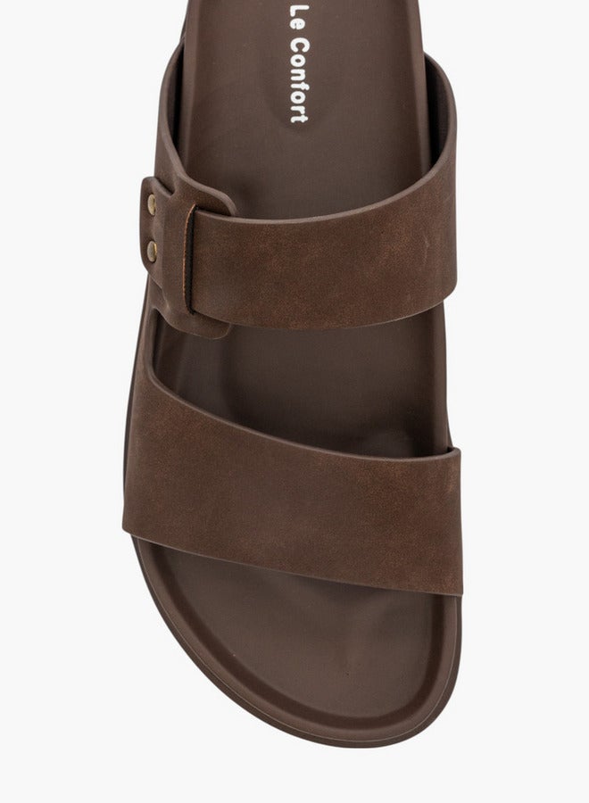Le Confort Men Solid Slip-On Sandals - Image 4