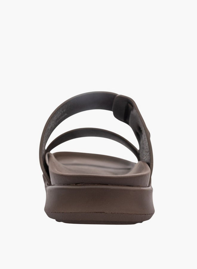 لو كونفورت صنادل رجالية سهلة الارتداء بلون سادة - Image 5