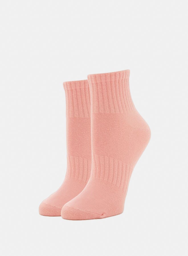 FOREVER 21 Ribbed Quarter Socks - Image 1