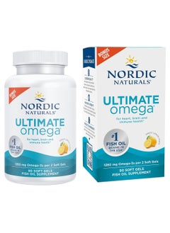 Ultimate Omega Softgels Lemon 90 Count