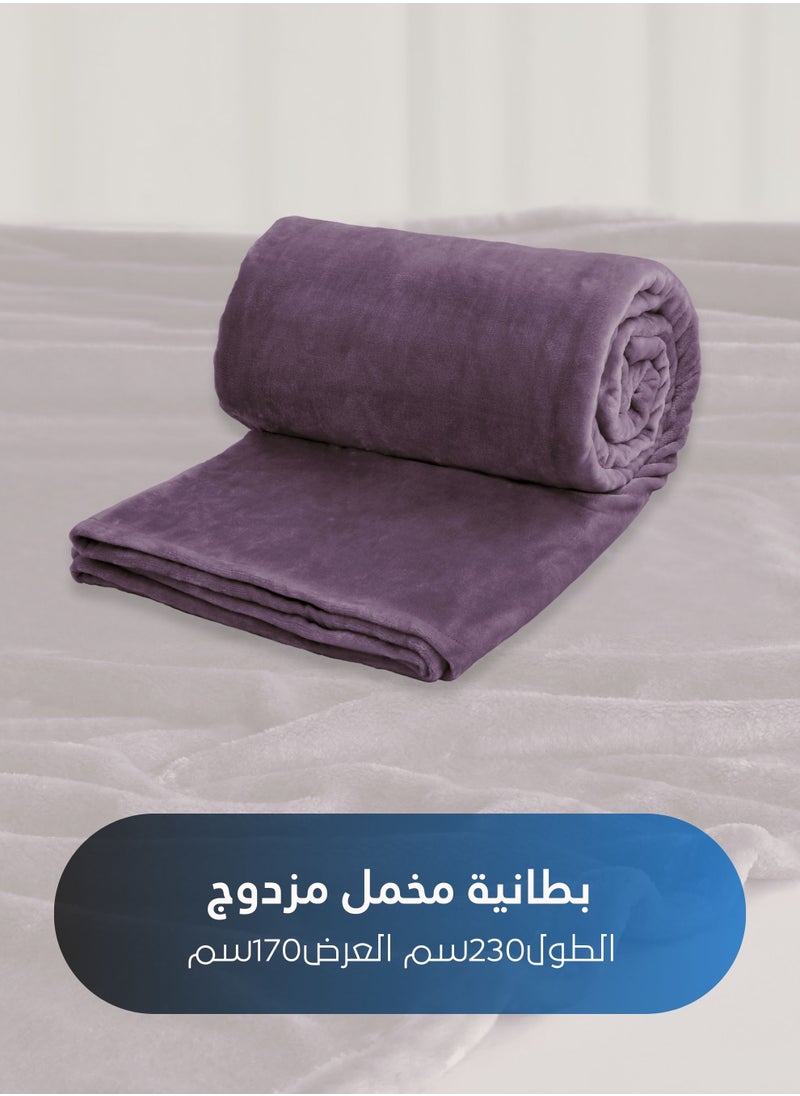 Master Home Textile Lightweight Velvet Blanket, Mora Series, 350GSM, Single Size 230 x 170 cm, Extra Soft All Season Fleece Blanket, Bed And Sofa Blanket  - Image 5
