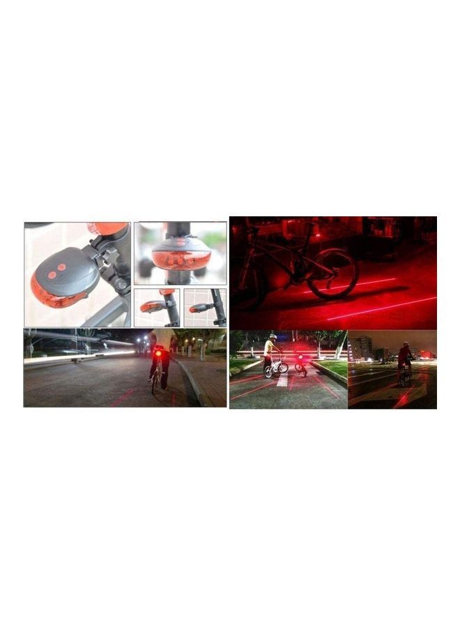 NIBEMINENT Bicycle Laser Projector Rear Tail Light  - Image 3