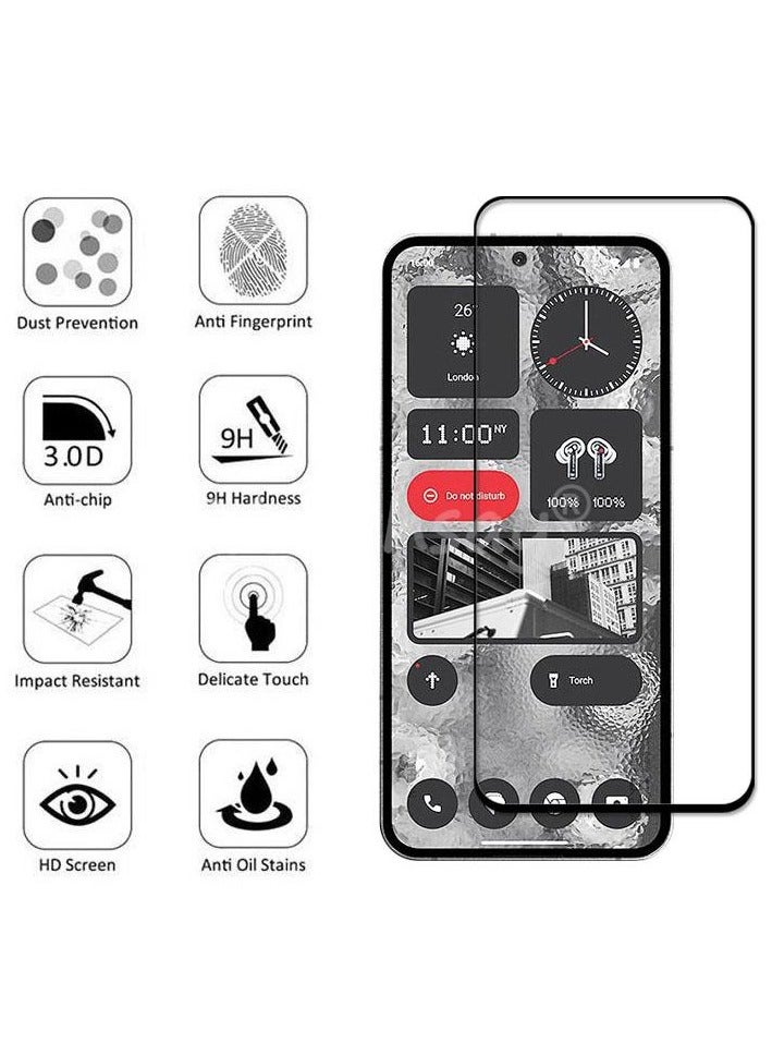 Screen Protector for Nothing Phone 2A Tempered Glass Screen Protector Anti Fingerprint Scratch Resistance Glass for Nothing Phone 2A - Image 5