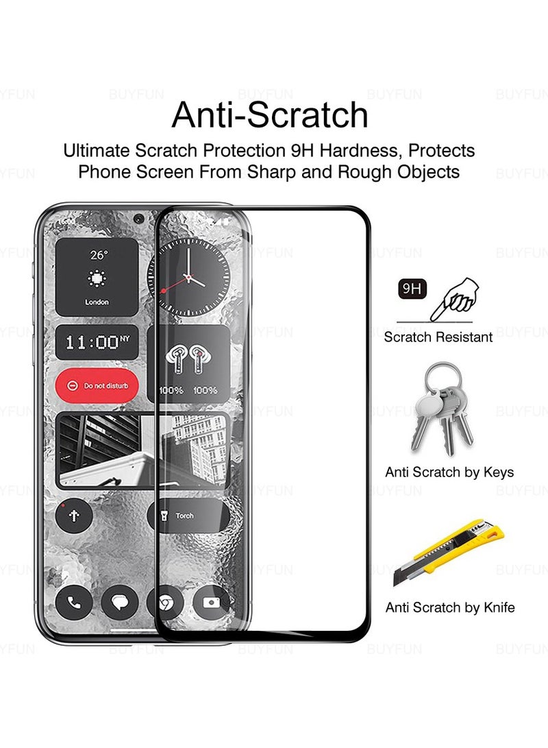 Screen Protector for Nothing Phone 2A Tempered Glass Screen Protector Anti Fingerprint Scratch Resistance Glass for Nothing Phone 2A - Image 2